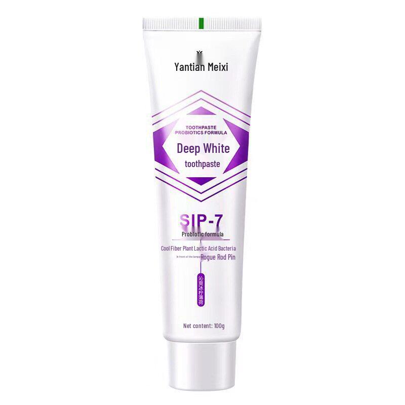 Probiotic Fruit-Flavored Whitening Toothpaste: Brightens, Removes Stains, Tartar, and Bad Breath, Provides Fresh Breath
