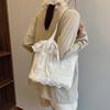 Summer Leisure Vacation Beautiful Lace Shoulder Armpit Bag Large Capacity Tote Bag Sweet White Handbag Women's Bag