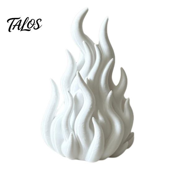 Heimdekoration Skulptur 3D-gedruckter Flammakerzenhalter Schirm, Gotische Ambient-Figur, Hohl-Künstlerische Schreibtischlicht-Abdeckung Teelicht für Esszimmer