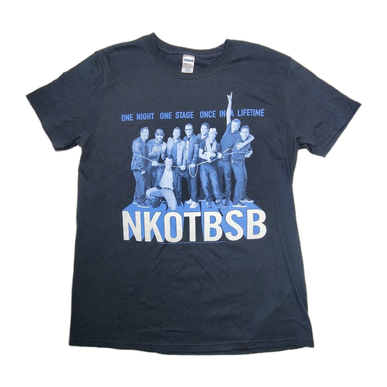 New Kids On The Block T-shirt Adult Large NKOTB 2012 AUS Tour Merch Band Music S