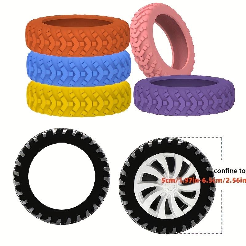 8pcs Silicone Wheel Covers - Luggage Wheel Protectors, Shockproof Suitcase Wheels Protective Sleeves, Noise Reduction Travel Accessories