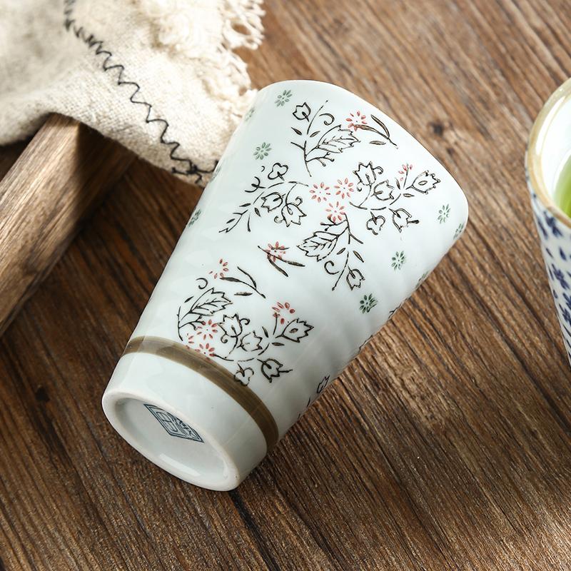 Hand-made Tea Cup, Unique Japanese Antiquity Style Ceramic Cups, Porcelain Durable Breakfast Mug, Special Gift for Friends