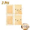 Wooden DIY Photo Frame Painting Photo Wooden Blank Photo Frame Vertical Postcard Frame Set Home Decoration Wedding Accents