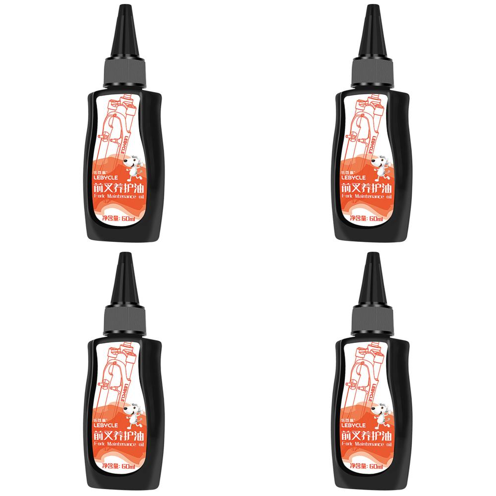 5-1PCS Mountain Bike Front Fork Shock Absorber Oil 60ml Corrosion Resistance Front And Rear Shock Absorber Oil Lubricating Oil