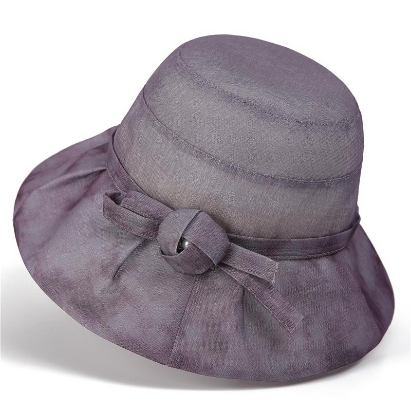 Elegant Breathable Summer Fisherman Hat Ladies Fashion Shade Sun Hat Basin Hat