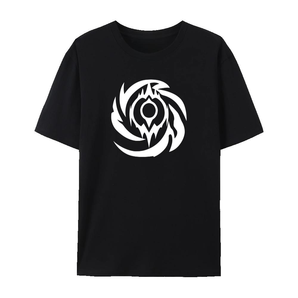 Honkai Star Rail Aeon Path Symbol Graphic Unisex Short Sleeve Crewneck Cotton T-Shirt