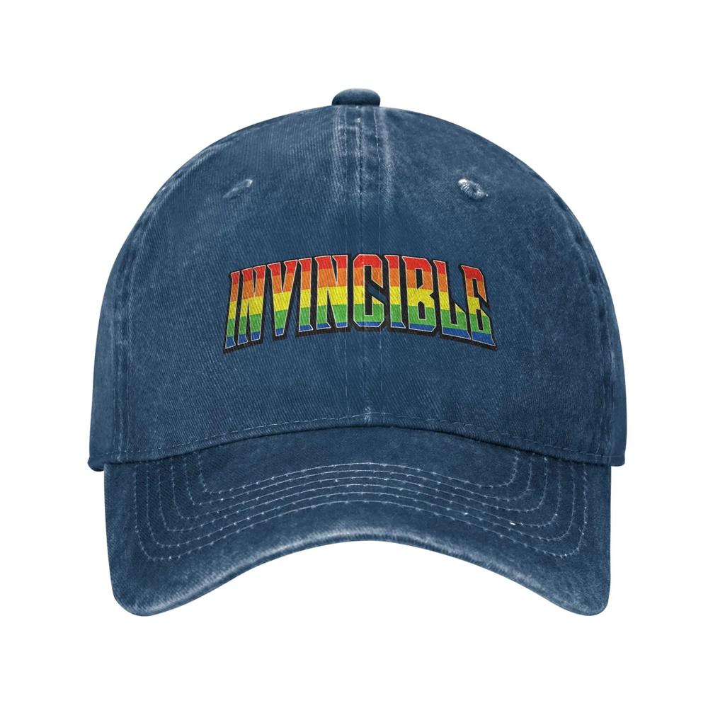 Baseball Cap INVINCIBLE Pride Logo Summer Classic Trucker Hat Unisex Women Design Outdoor Sports High Quality Snapback Cap