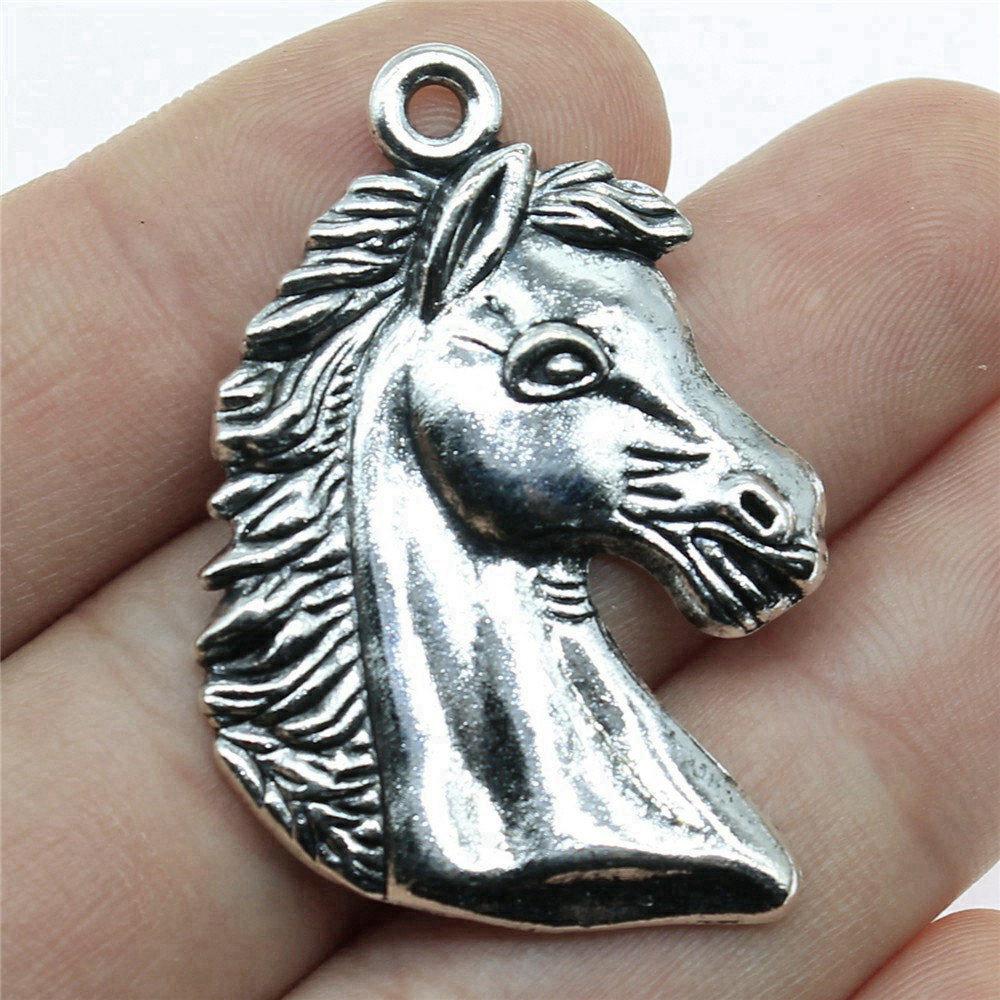 Charms Pegasus Horse Pendants Minimalist Jewelry Components QC095