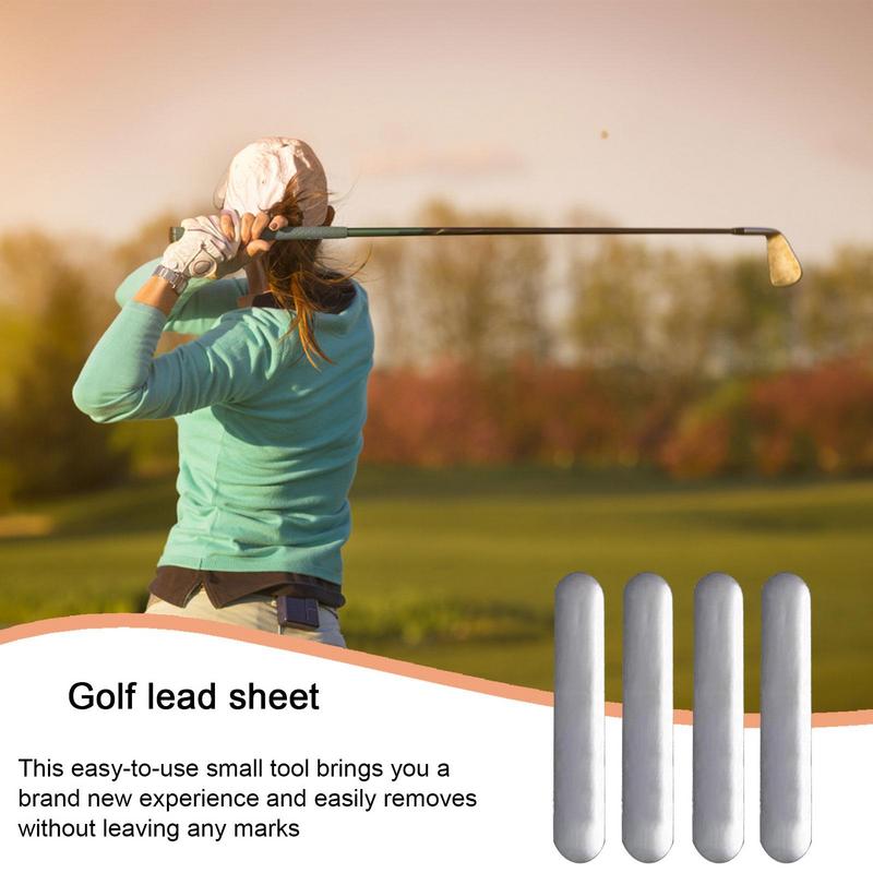 Golfer Adhesive Lead Tape Strips Add Swing Weight To Golf Club Tennis Racket Iron Putter For Driver Iron Putter Tennis Racket