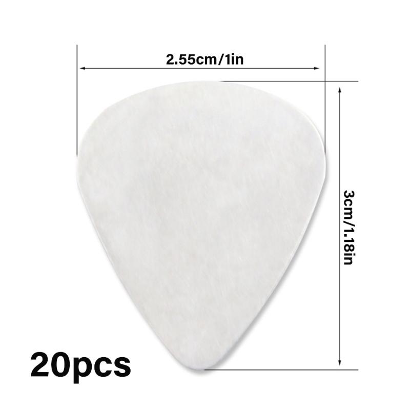 20Pcs Stainless Steel Guitar Pick Plectrums Replacement Metal Guitar Pick Plectrums for Electric Guitar Bass Ukulele