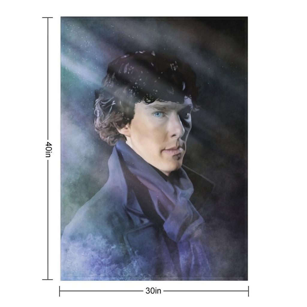Sherlock Midnight Mystery Throw Blanket Bed linens Soft Beds Blankets Sofas Of Decoration Custom Blankets