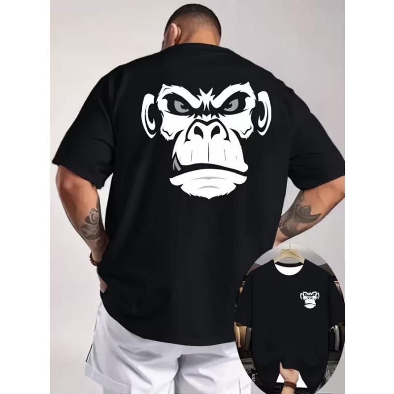 Herren Mode 3D Gedrucktes Herren T-Shirt Rundhals Kurzarm Trendige Streetwear