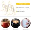 4Pcs Coffee Mug Rack Cup Display Stand for Drying Storage Countertop Mug Organizer Tea Cup Holder Modern Kitchen
