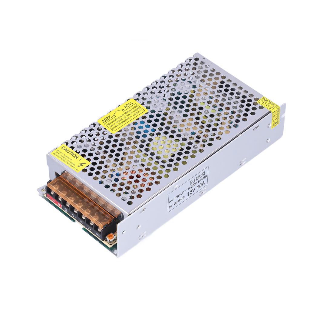 S‑120‑12  ing Power Supply  12V   Input 110VCelsius220V Output 12V 10A for LED Strip Light CCTV Camera