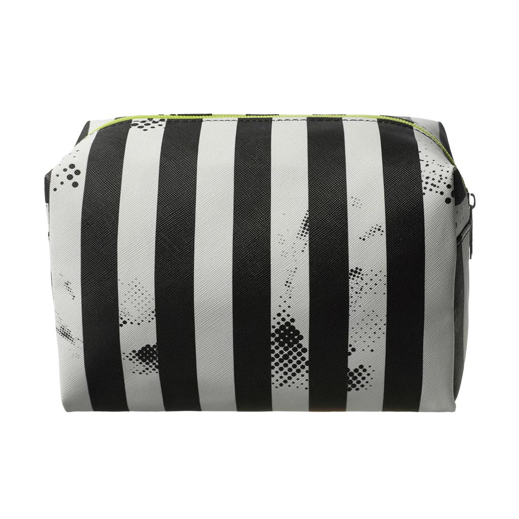 Beetlejuice Striped Logo Cosmetic Bag