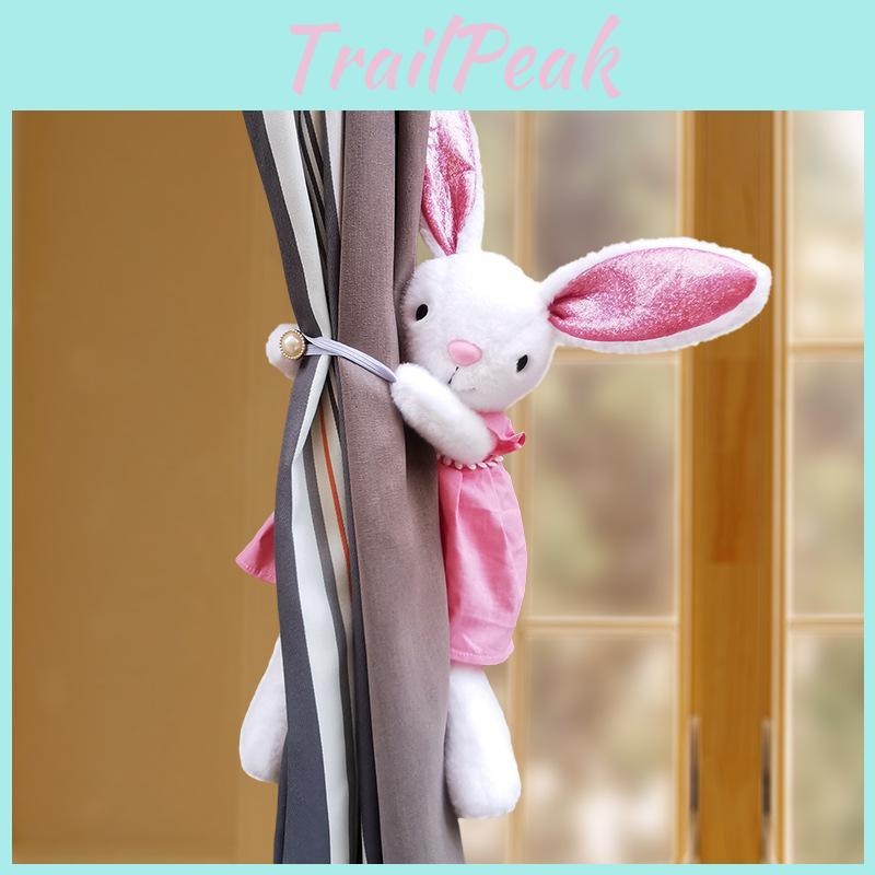 Bella Wear Dress Rabbit Curtain Tieback Animal Doll Toy Childrens Room Decor