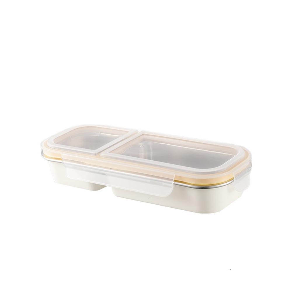 Stainless Steel Lunch Container Leak-proof Snack Box Portable Food Storage Box  School