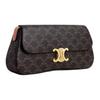 Celine Lola Triomphe Canvas And Calfskin Adjustable Shoulder Bag Women Shoulder Bag Brown 115532FN1-04LU