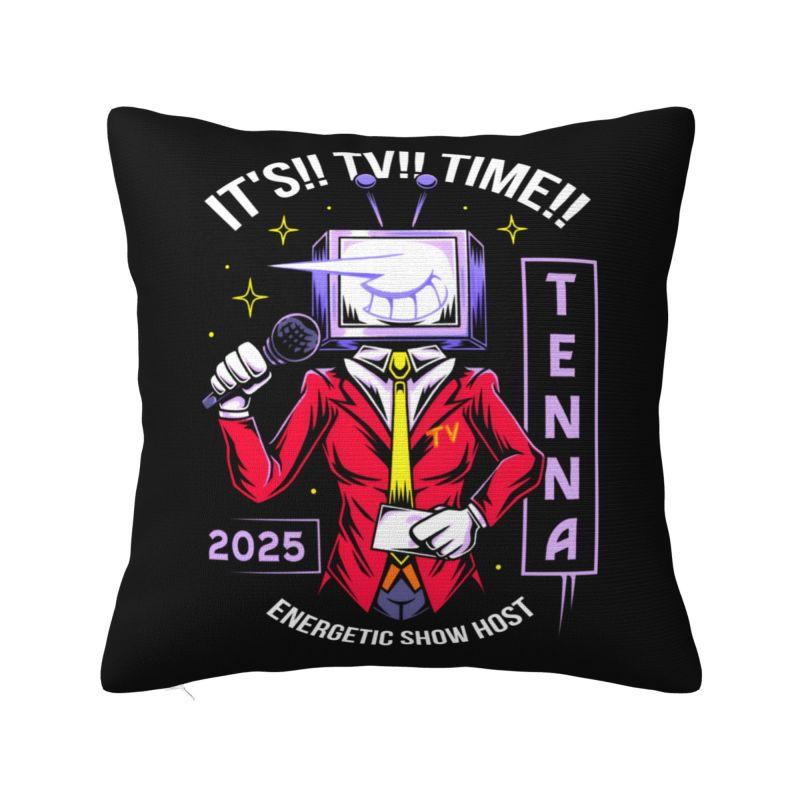 Lancer Deltarune Lovely Cushion Cover X Cm Polyester Velvet Throw Pillow Case For Sofa Living Room Decoration Pillowslip