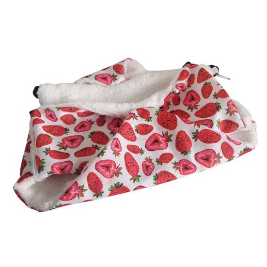 Hamster Nest Big Space Hanging Printing Keep Warm Double Layer Rest Cloth Christmas