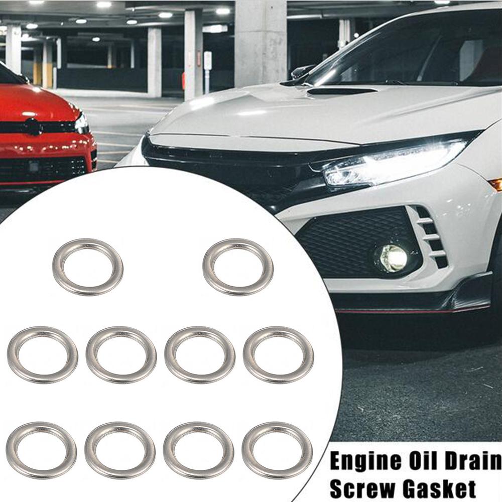 

New 10PCS Transmission Pan Drain Plug Gaskets 35178-30010 For Toyota 4Runner Matrix
