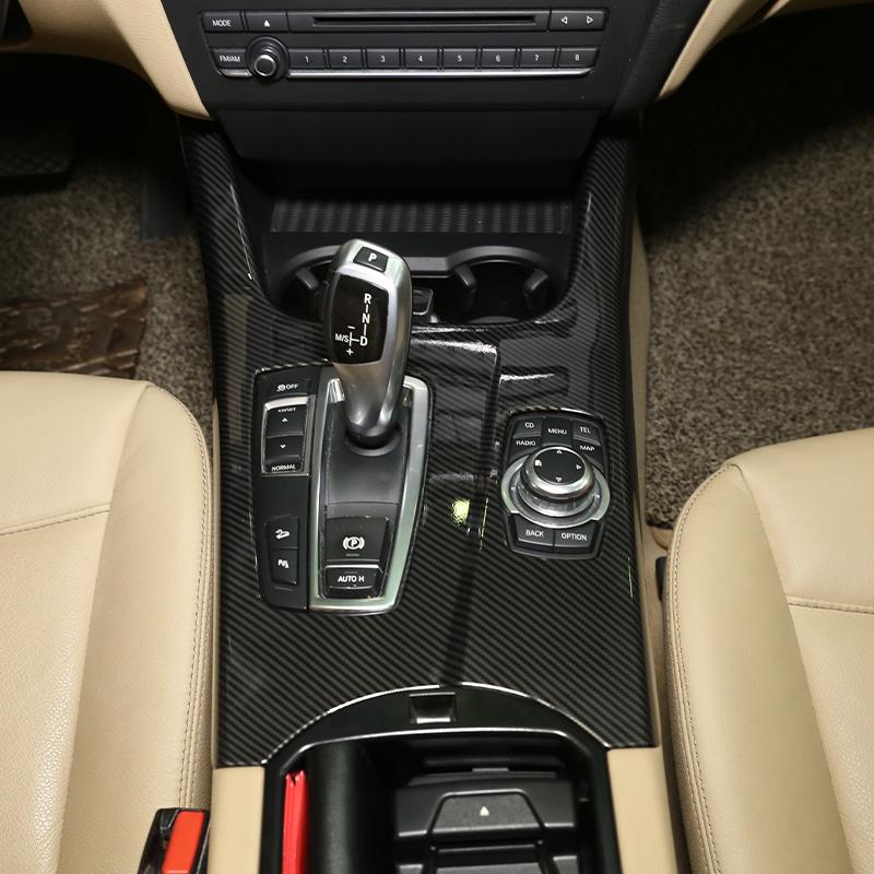 For BMW X3 X4 F25 F26 2011-17 ABS Carbon Fiber Interior Center Control Panel Air Conditioner Air Vent Frame Trim Car Accessories
