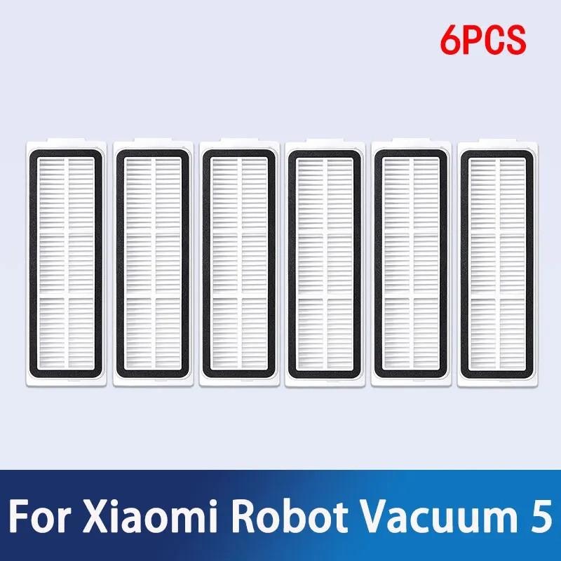 Für Xiaomi Roboterstaubsauger 5 / OV31GL Ersatzzubehör Rollbürste Hauptseitenbürste Wischlappen HEPA-Filter Staubbeutel Ersatzteile