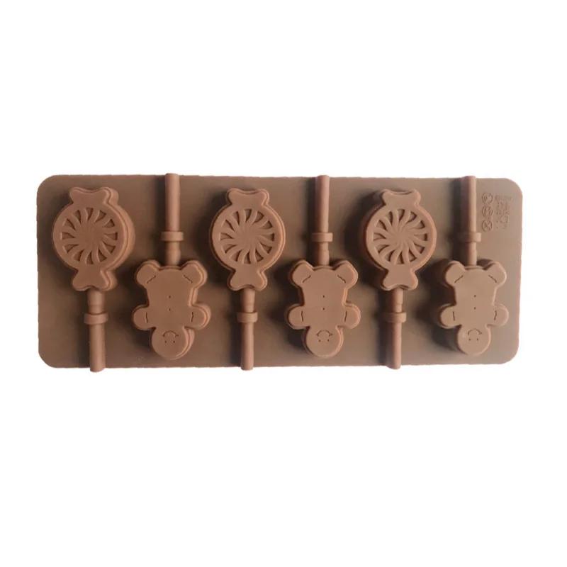 Cake Baking Molds High Temperature Resistant DIY Cookie Mold Christmas Shaped Silicone Chocolate Mold