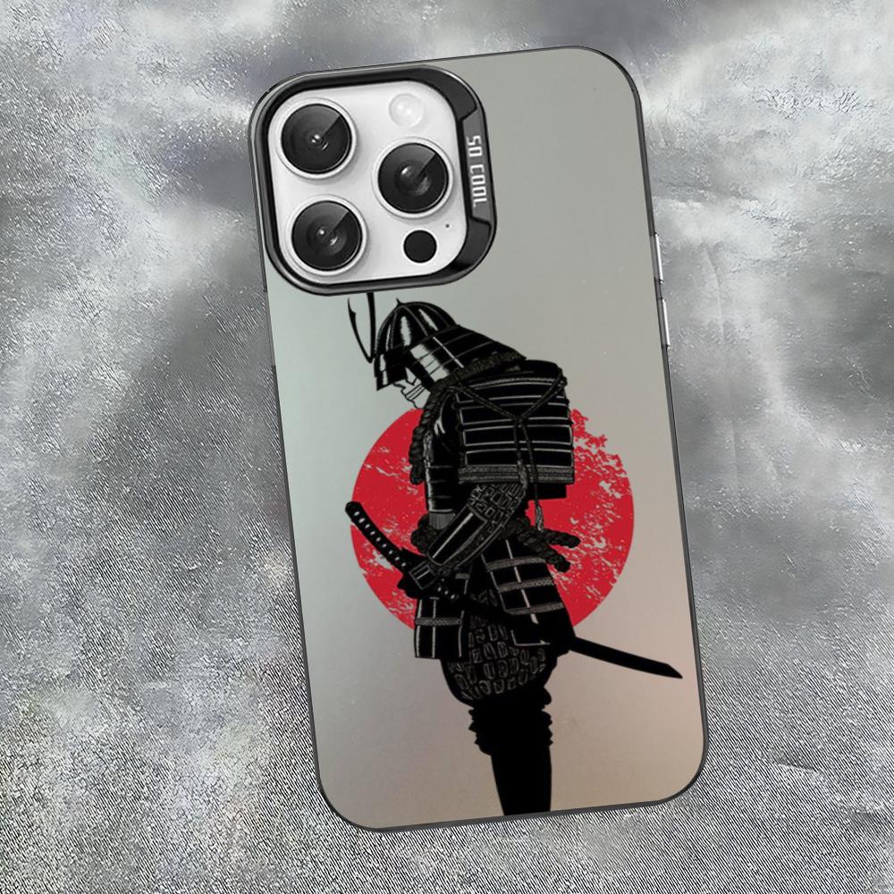 Japan The samurai Ninja Phone Case For iPhone 16 15 14 13 12 11 Pro Max X XR XSMAX 8 7 Plus Matte Shockproof Back Cover