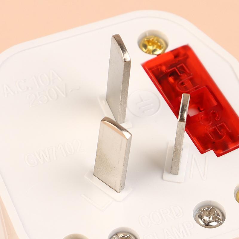 China Standard 16A/10A 250V Three-Pole Power Plug Detachable Rewireable Power Socket Connector Outlet With Switch & Led Light
