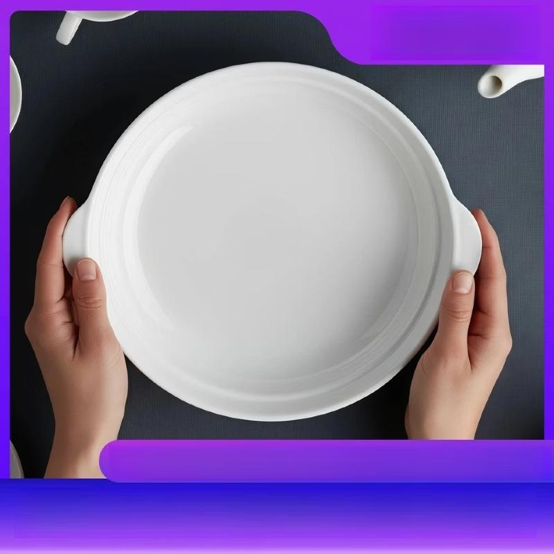 Chinese Style Ceramic Abalone Serving Plate