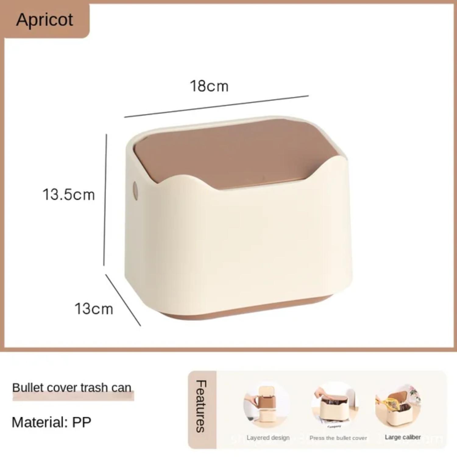 

Новый полностью закрытый туалет для кошек - специальный мусорный бак для кошачьих экскрементов бежевый