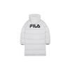 FILA Long Warm Hooded Down Jacket Unisex outerwear White FS2DJC4002X-OWH