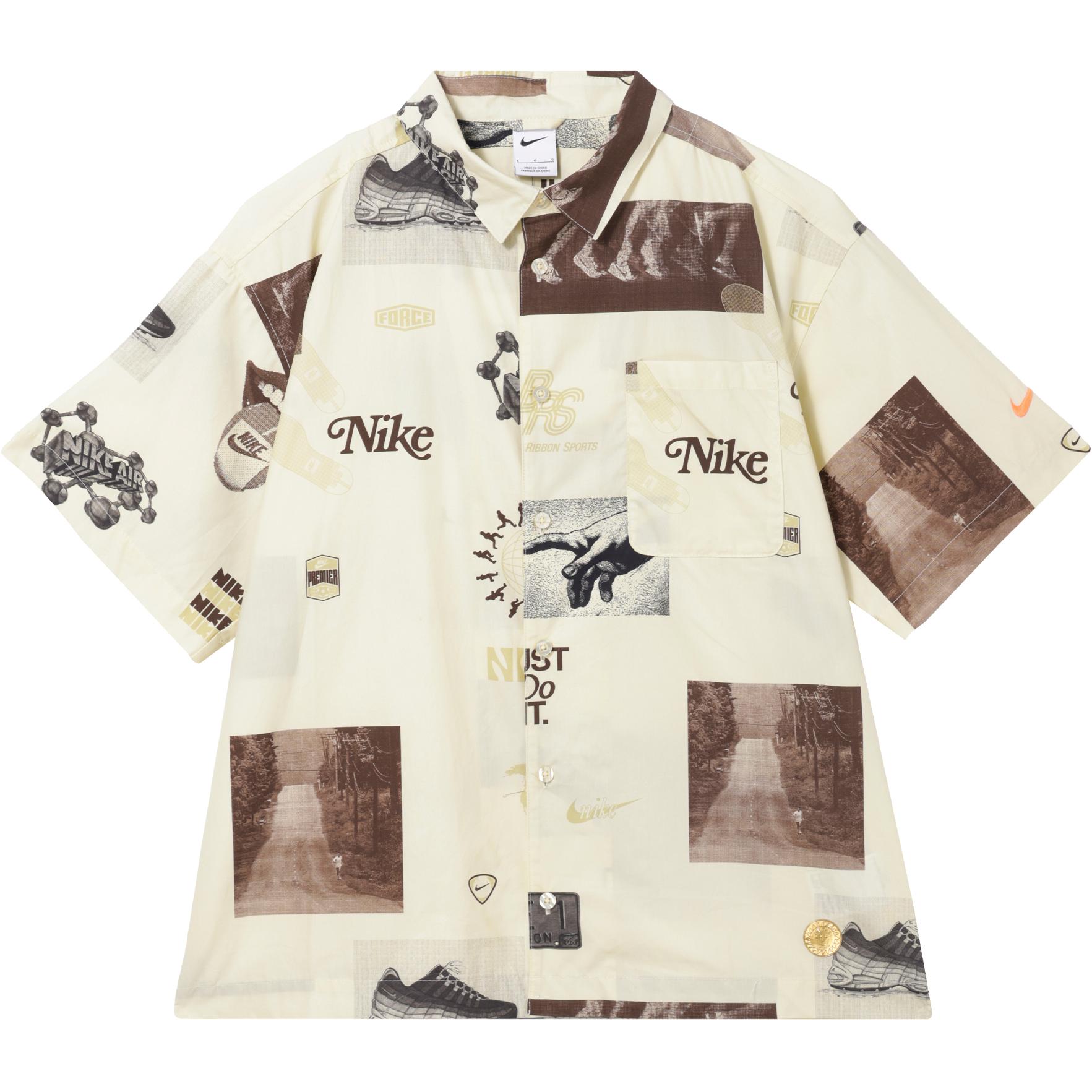 

New Nike Sportswear Shirt Men s Coconut Milk HM4453-113 M