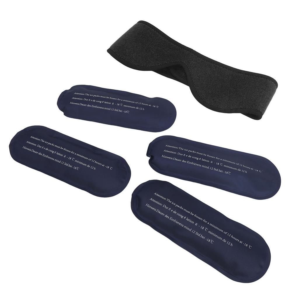Face Ice Pack Professional Relieve Muscle Fatigue Swelling Relief Hot and Cold Compress Ice Pack Wrap for Jaw Chin Dental