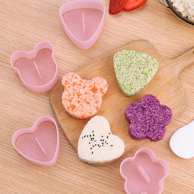 New 1PC DIY Sushi Mold Onigiri Rice Ball Food Press Triangular Sushi Maker Mold Japanese Home Kitchen Bento Accessories Tools