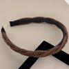 French Style Knitted Hairband Simple Headband Face Washing Hairhoop for Women