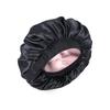 Shein Temu Double-Layer Elastic Satin Sleep Cap for Women