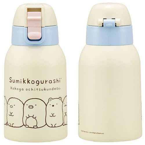 Skater Water Bottle 400ml Stainless Steel Sumikkogurashi for Children with Cover KSTCH4-A