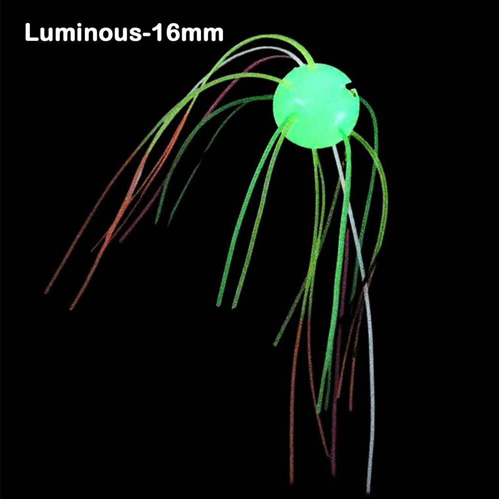

10pcs Ball Fishing Sea Urchin Soft Bait 14mm 16mm Dice BFS Fishing Lure Hot Silicone Worm Lure Luminous-16mm