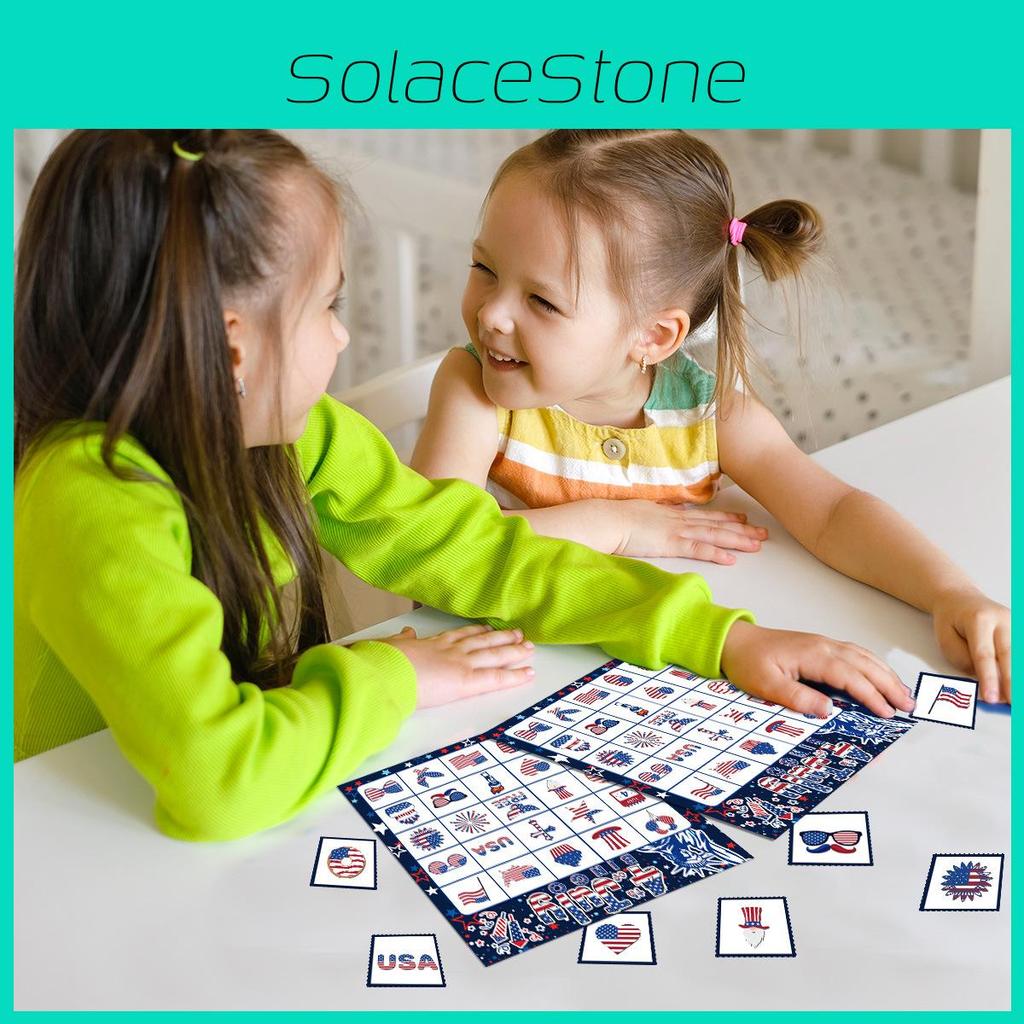 Day Themed Independence Party Afternoon Tea Entertainment Board Game Card Set