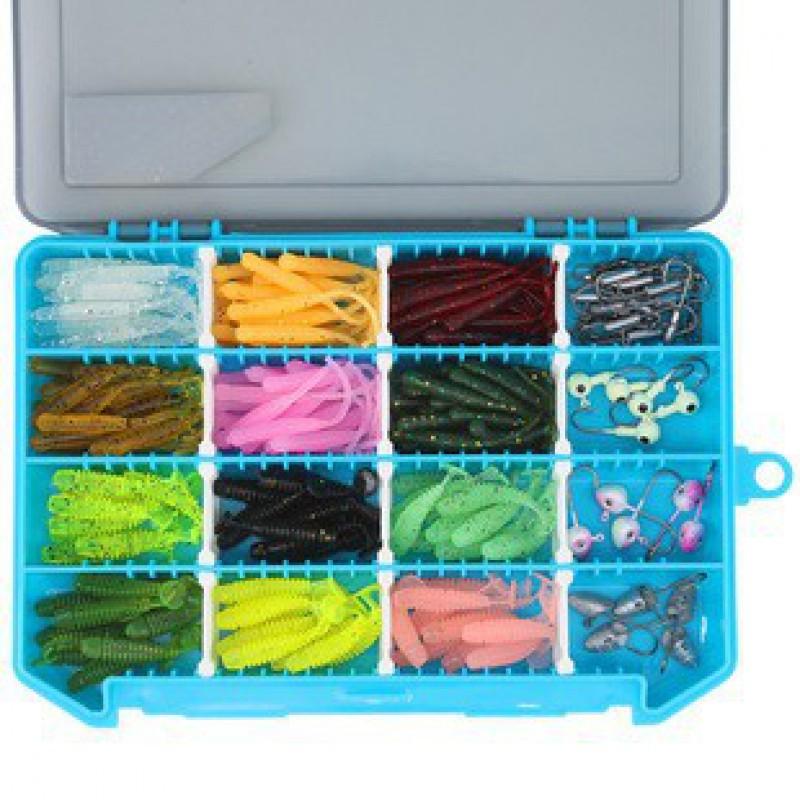 Wehe Beginner Fishing Lure Kit Full Water Column Soft Plastic Baits Set Freshwater Saltwater Bass Pike