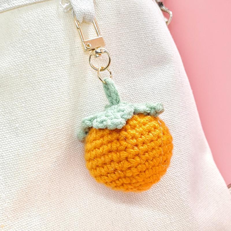 Handcrafted Sunflower Keychain: Colorful Smiley Face Bag Charm Pendant – Perfect for Bookbags or as a Decorative Gift.
