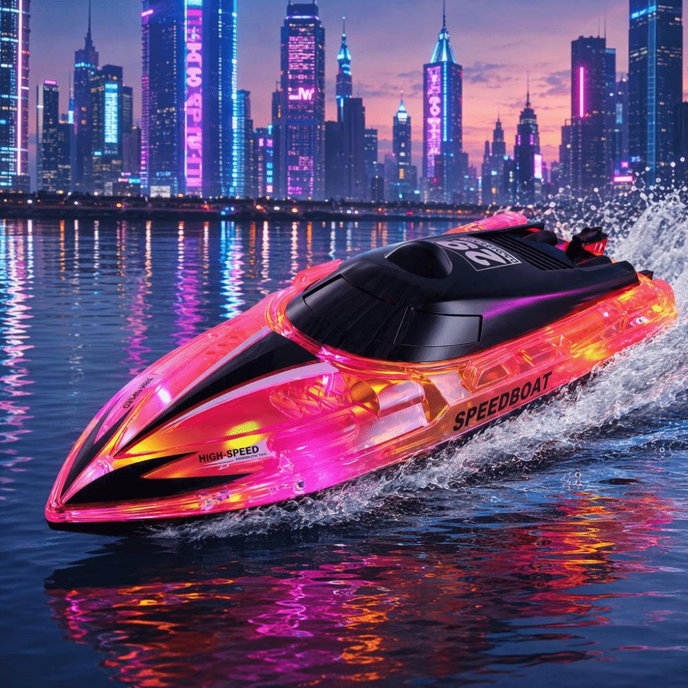 High Speed Remote Control Boats Water Toy Electric Watercraft Electric Yacht Boat For Children
