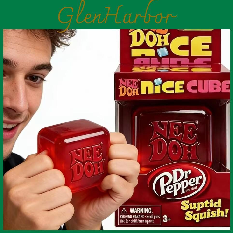 Bonito Cubo Suptid Squish Cubo de Silicona Juguete para Aliviar el Estrés Para Adultos y Niños