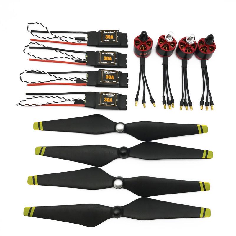 F450 Power System: 2212 920KV Brushless Motor, 30A ESC, 9450 Self-Locking Propeller for F550 Hexacopter/Quadcopter