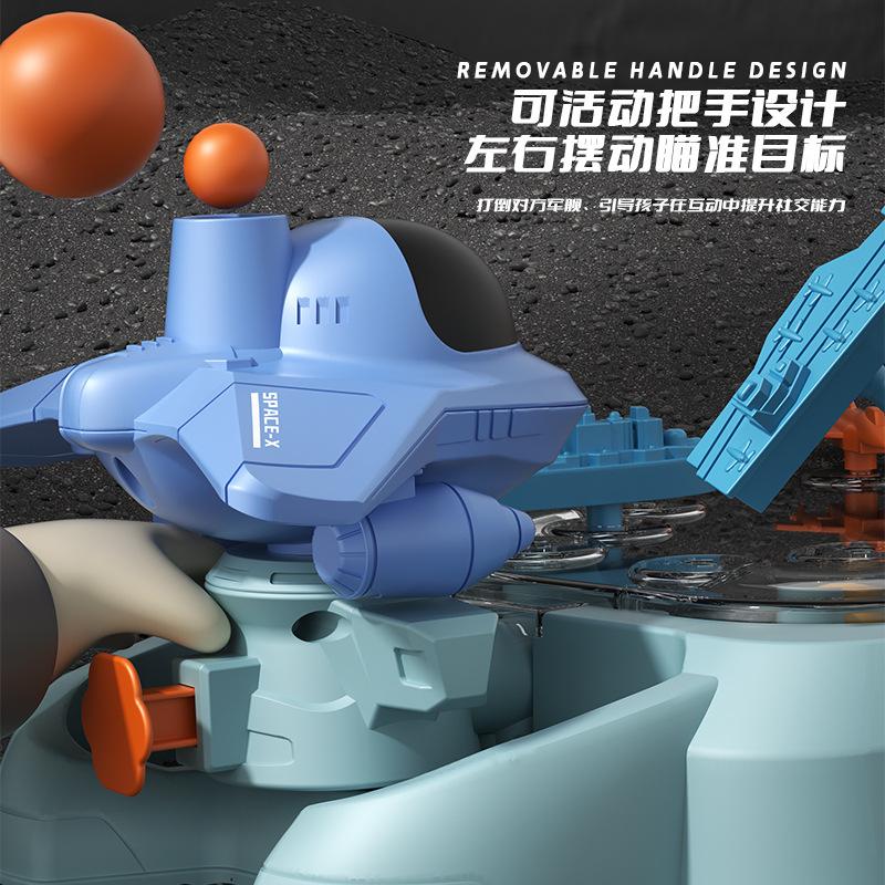 Space Ejection Battle Table Game Children'S Interactive Board Game, Two-Player Battle Pachinko Game Console