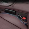 2pc Car Seat Gap Filler Organizador Pu À Prova D'Água Carro Assento Gap Plug Tira com 2 Ranhuras Assento Gap Armazenamento Auto Interior Acessório