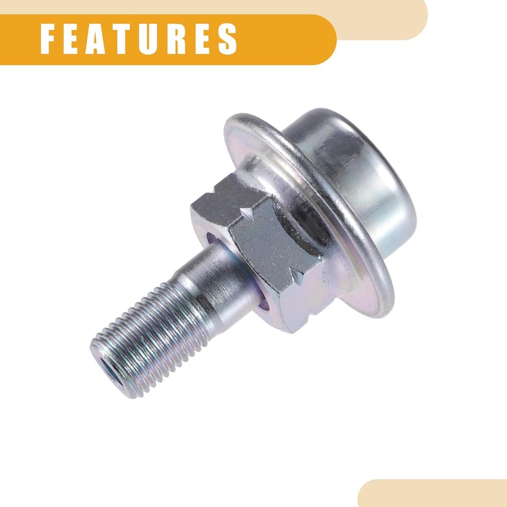 Fuel Injection Pressure Regulator No.23270-50010 - Car Fuel Pressure Regulator - for Toyota Land Cruiser 1998-2007 Metal Silver Tone - 1 Pc