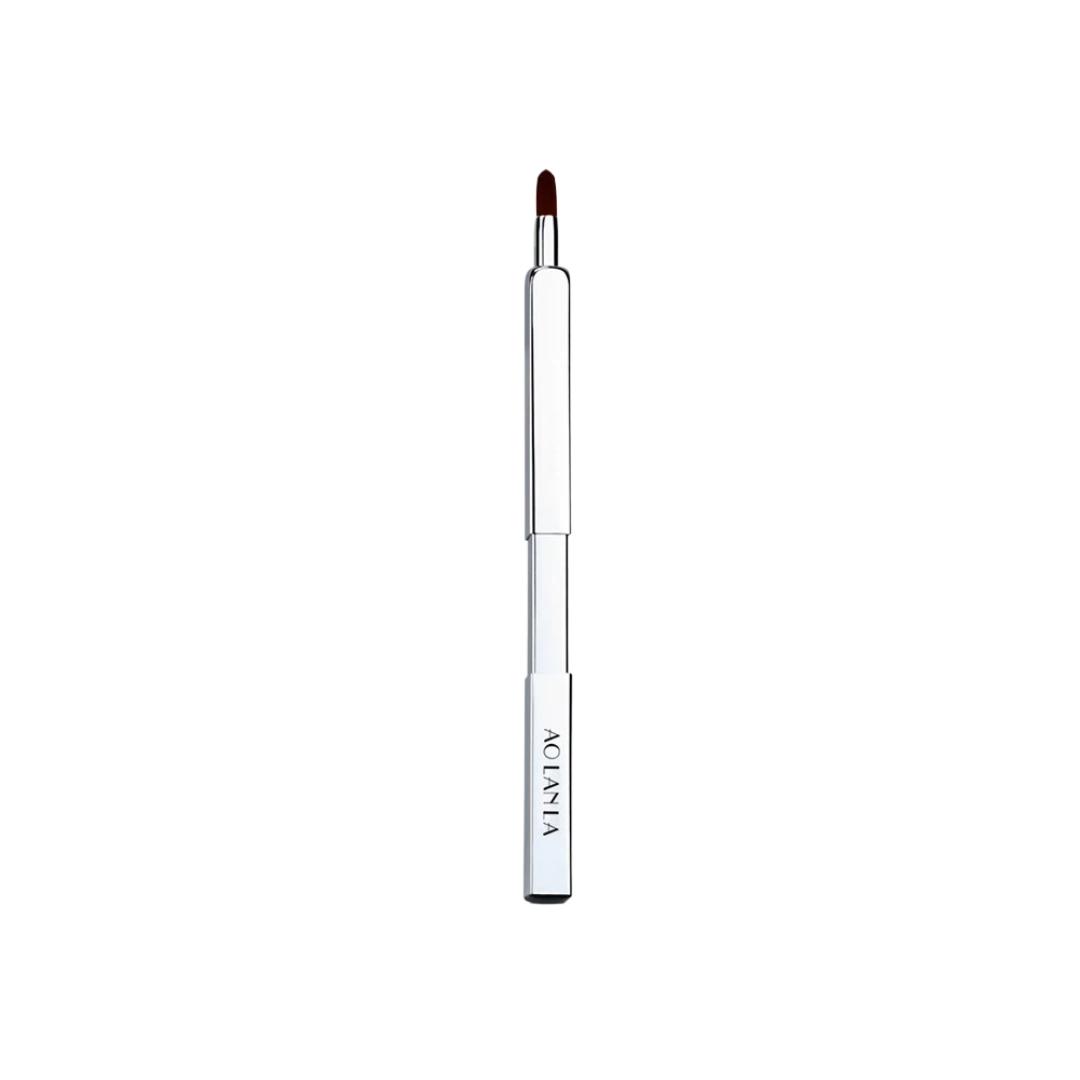 

AOLANLA Retractable Lip Brush, Skin-Friendly, Soft Lipstick Brush, Blending and Concealing Brush, 1 pack срібний